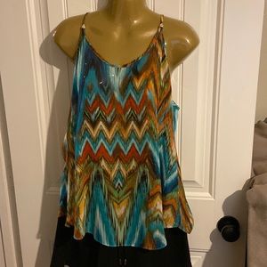 IZ BYER Shear blouse